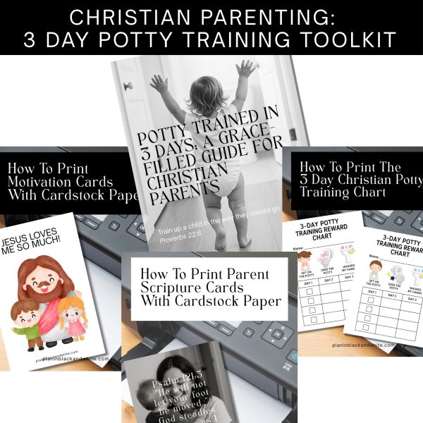 Christian 3 Day Potty Training Toolkit