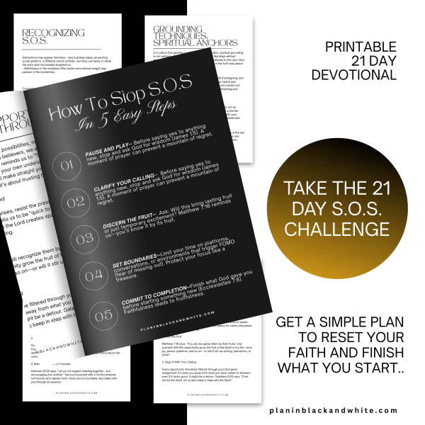 The 21 Day Shiny Object Bible Study