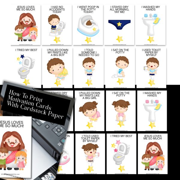Printable Toddler Encouragement Cards | Christian Motivation for Boys & Girls - Image 7